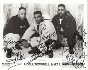 Lidell Townsell & M.T.F. Autogrammkarte