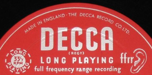 DECCA Record Label Beispiel