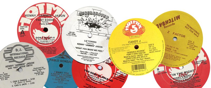 diverse Kenny Jammin Jason Songs, Labels