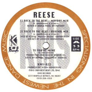 Reese & Santonio - Rock to the Beat, Label A, 1989
