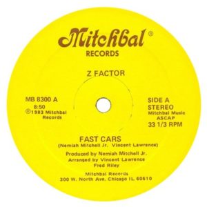 Z-Factor - (I Like To Do It In) Fast Cars, Label A, 1983