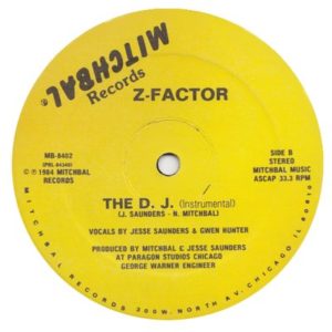 Z-Factor - The DJ, Label A, 1984