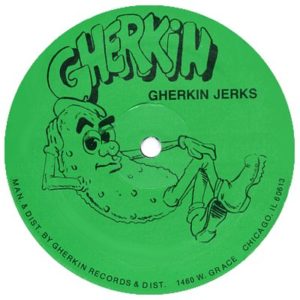 Gherkin Jerks - Stomp The Beat, Label B Logo, 1988