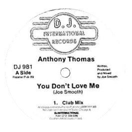 Anthony Thomas - You don't love me, Label A, 1989