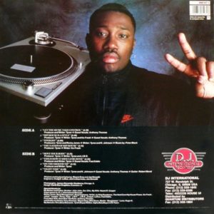 Tyree - Nation of Hip House, Album Cover back, 1989