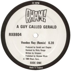 A Guy called Gerald - Voodoo Ray Remix, Label A, 1989