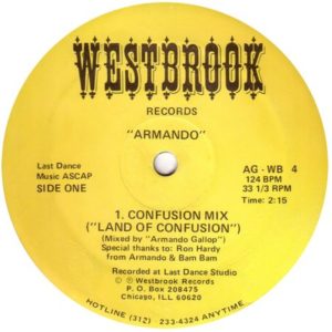 Armando - Land of Confusion, Label A, 1987