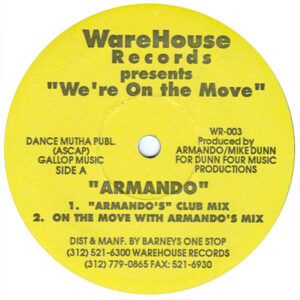 Armando We're on the Move Label A Warehouse