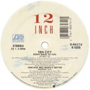 Ten City - Right Back To You, Label B, 1988