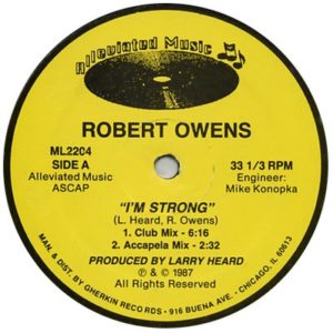 Robert Owens - I'm Strong, Label A, 1987