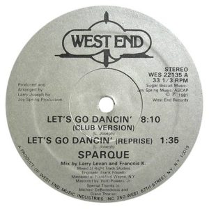Sparque - Let's Go Dancing. Label, 1981
