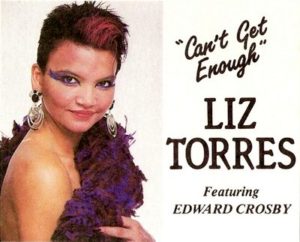Liz Torres ft. Edward Crosby ‎– Can't Get Enough, Cover 1987 