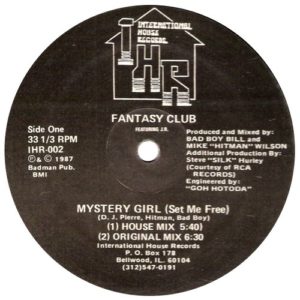 Fantasy Club - Mystery Girl, Label A, 1987