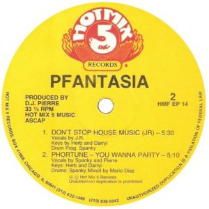 Pfantasia EP, Label B, 1989