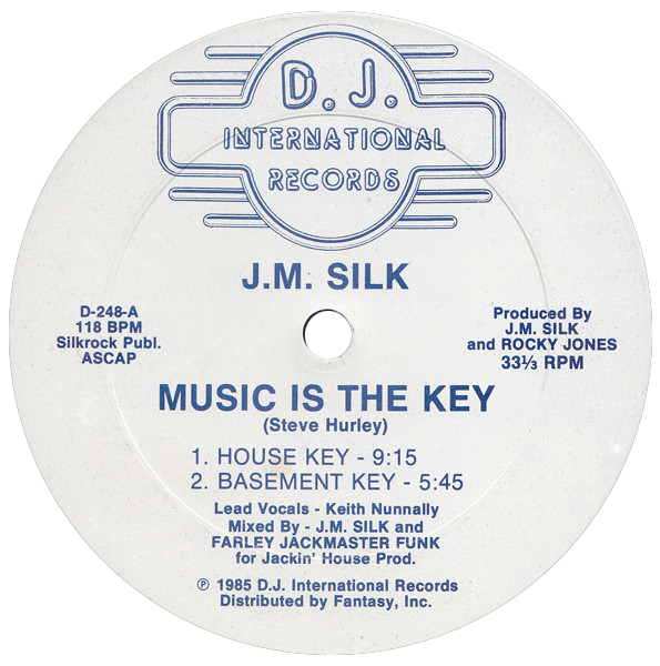 JM Silk - Music is the Key, Label A, 1985