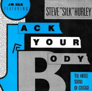 JM Silk ft. Steve Silk Hurley - Jack your Body, Maxi Cover front, 1986