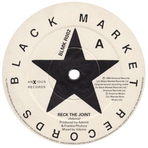 Adonis – Reck the Joint, Label B, 1989