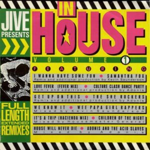 Sampler Jive pres. In House Vol. 1, Cover front, mit Adonis and the Acid Slaves, 1989