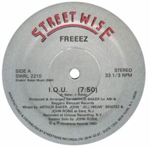 Freeez I.O.U. Cover Maxi 1982