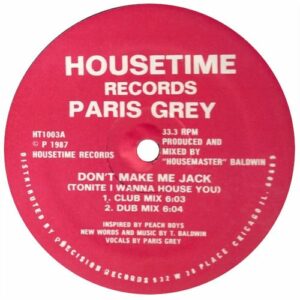 Paris Grey Dont make me Jack Label A 1987