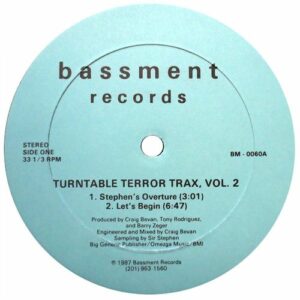 Turntable Terror Trax Vol.2 inkl Lets Begin Label A 1987