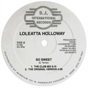 Loleatta Holloway So Sweet Label A