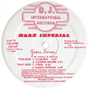 Mark Imperial JAdore Danser Label A