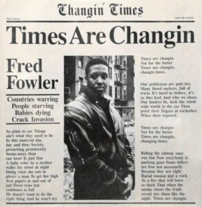 Fred Fowler Times are Changing Cover front