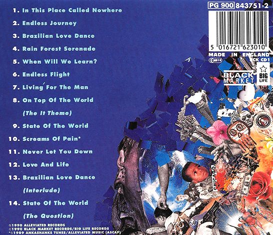 The It On the Top of the World Cover back CD