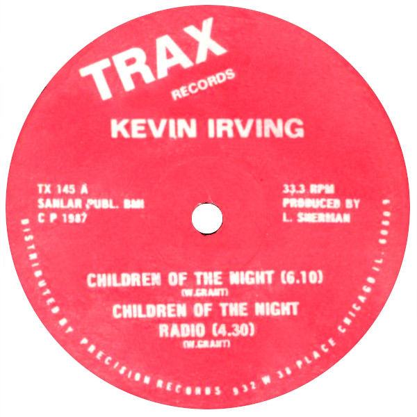 Kevin Irving Children of the Night Label A