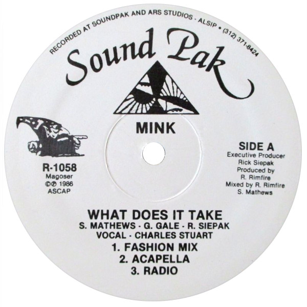 Mink What does it take Label A