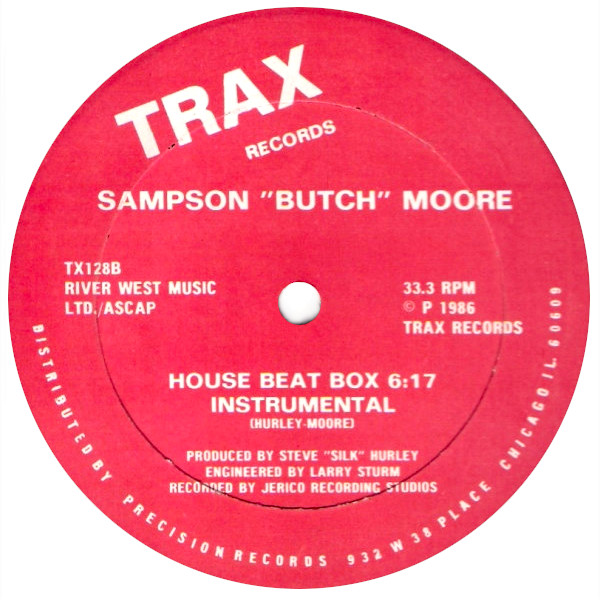 Sampson Butch Moore House Beat Box Label B