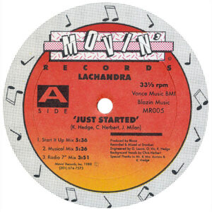 LaChandra Just Started Label A