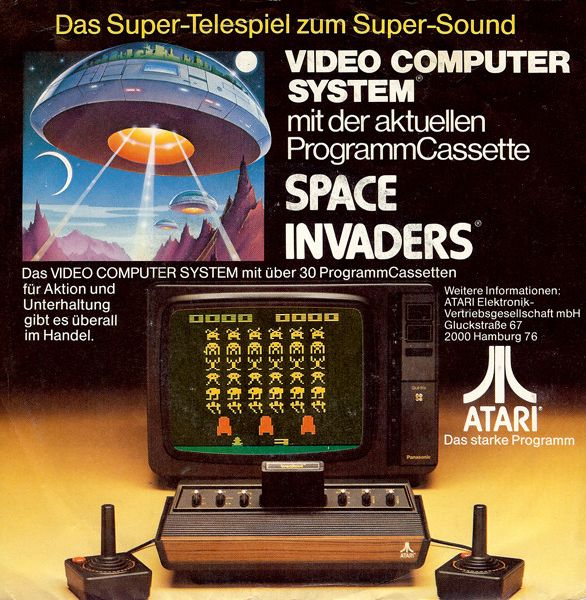 Players 1 Space Invaders Cover back Single Deutsche Release