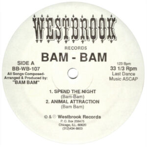 Bam Bam Spend the Night EP Label A
