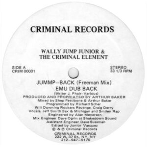 Wally Jump Jr Jummp Back Criminal Label A