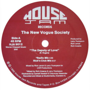 The New Vogue Society The Deputy of Love Label A HJA9012