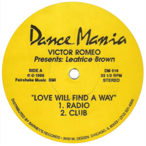 Victor Romeo pres Leatrice Brown Love will find a Way Acid Rain Label A DM018