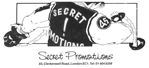 Secret Promotions, 83 Clerkenwell Road, London EC1