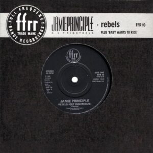 Jamie Principle Rebels Single Cover front FFRR