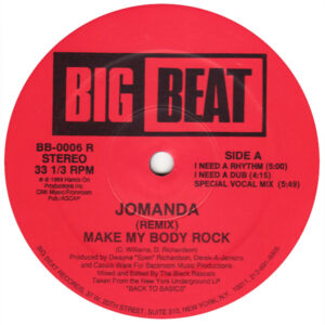 Jomanda Make my Body Rock Remix Label A Big Beat