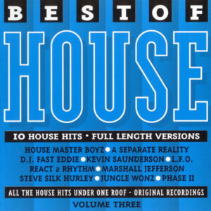 Best of House Vol.3 Cover front LOW CD 07, 1993