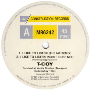 T Coy I Like To Listen Label A MR6242