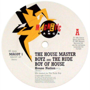 House Master Boys House Nation UK Magnetic Label A Maxi