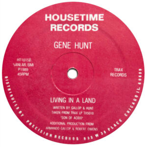 Gene Hunt Living in a Land Label B HT1015